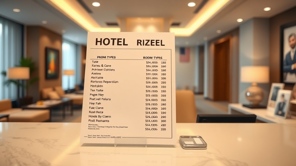 סוגי חדרים ומחירים – בלי הפתעות